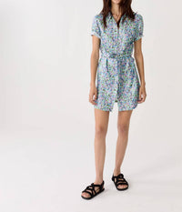 Lanhtropy - Franca Metallic Linen Dress