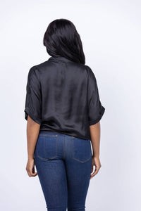 Sofia Collections - Jane V-neck Silk Top