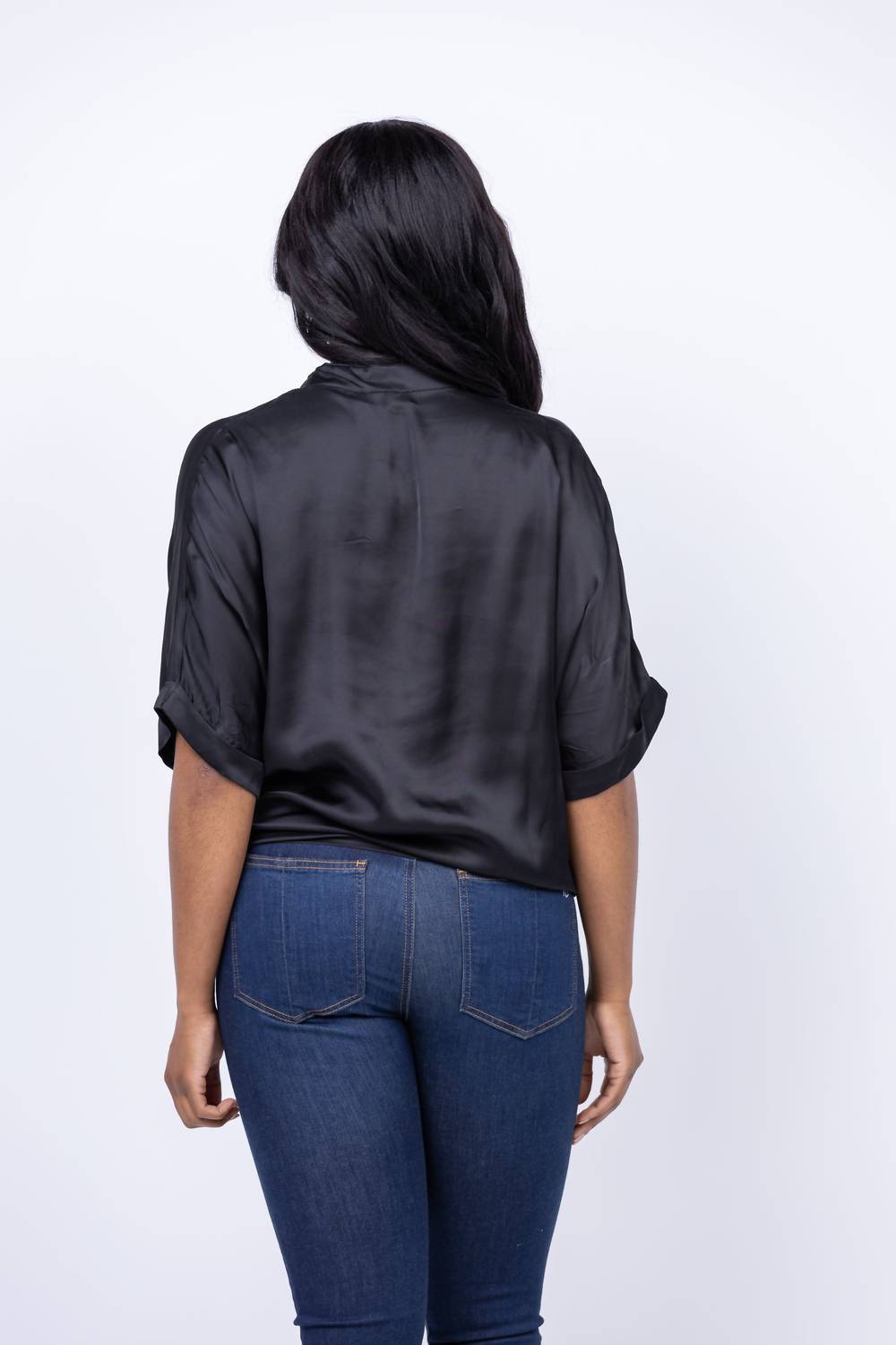 Sofia Collections - Jane V-neck Silk Top