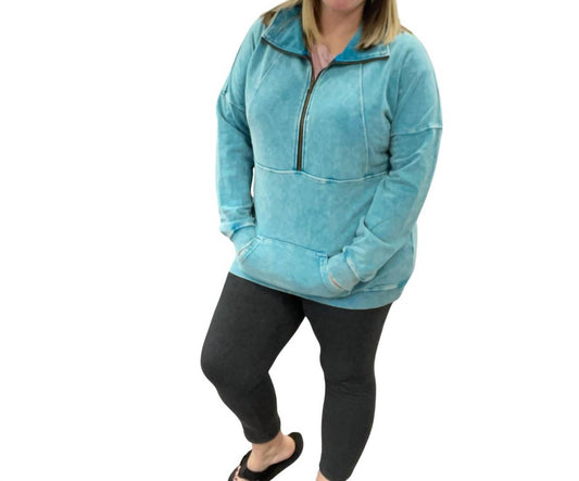 Michelle Mae - Vintage Wash Half-Zips