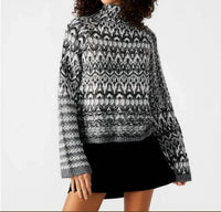 STEVE MADDEN Indie Sweater in charcoal grey - women's sweater