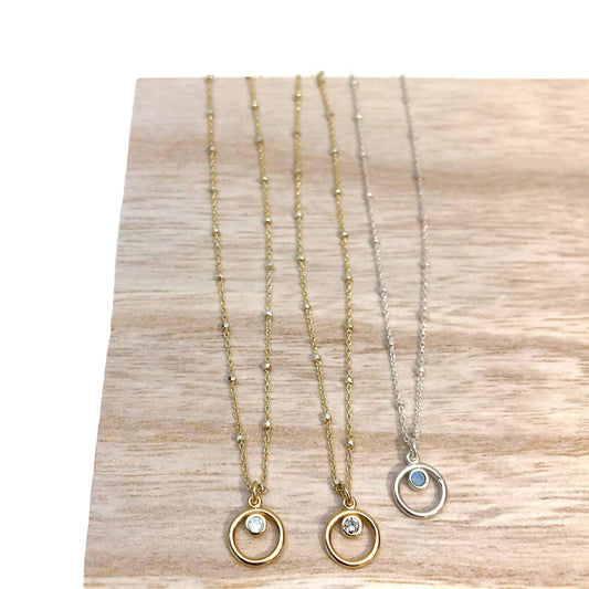 Jessica Elliot - Women's Eternity Circle Necklace