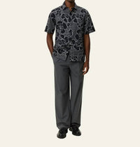 Les Deux - Charlie Poppy Aop Short Sleeve Shirt