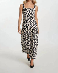 Doe And Rae - Bold Floral Drop Waist Maxi Dress
