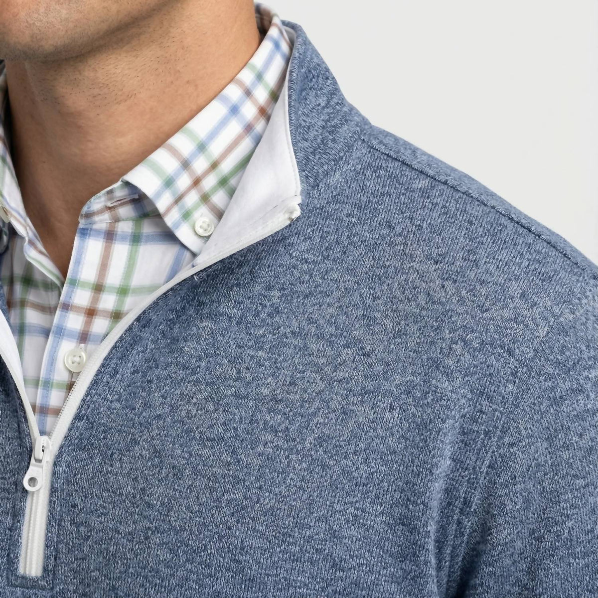 Scott Barber - Men's Marled Performance Knit Sweater