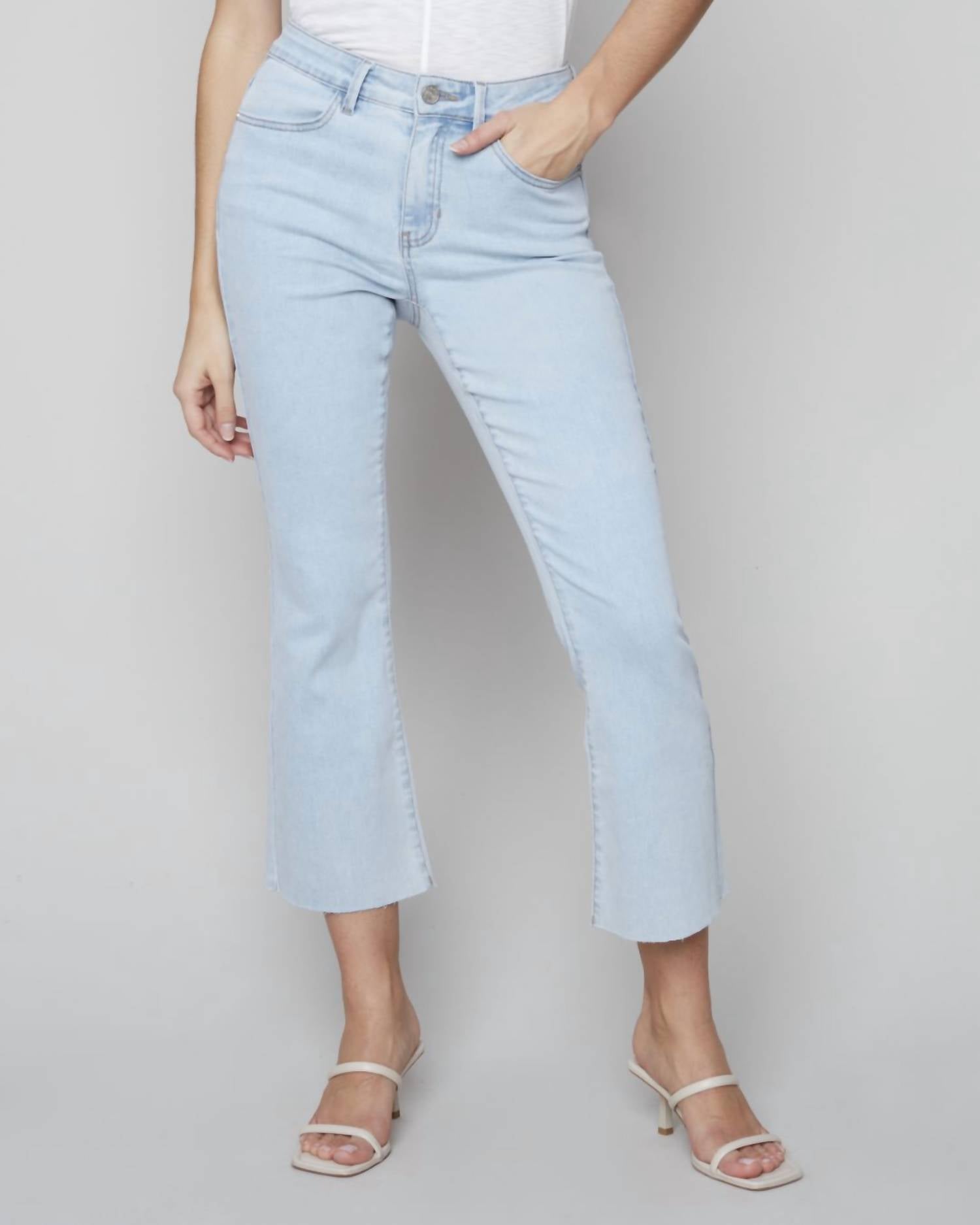 Charlie B - Raw Hem Jean