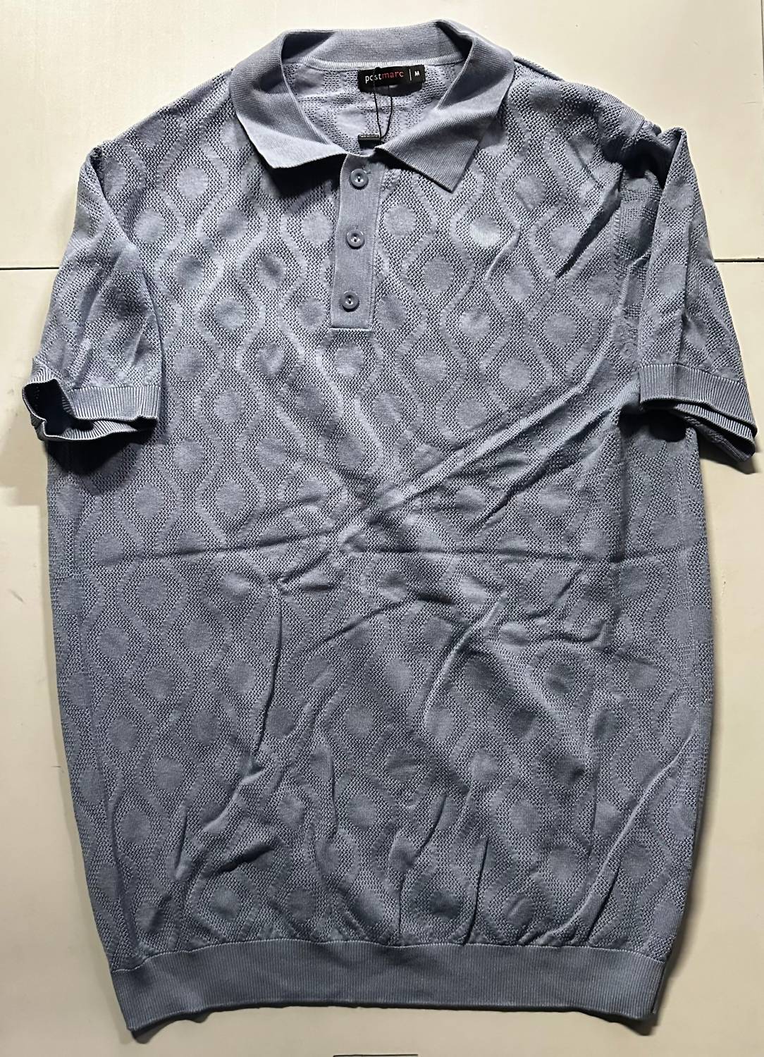 Postmarc Men's Slate Polo in grey - men's shirt