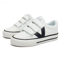 Victoria - Boy's Tribu Contrast Faux Leather Straps Sneaker