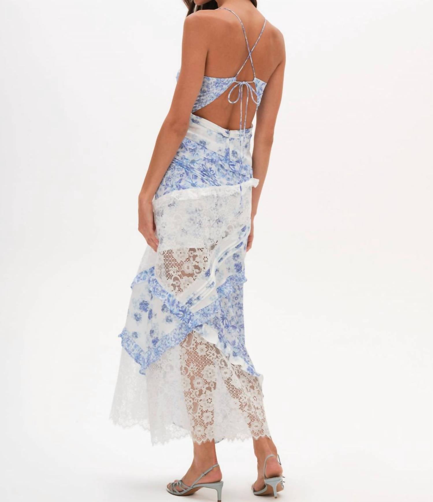 For Love & Lemons - Women's Rosalyn Maxi Dress