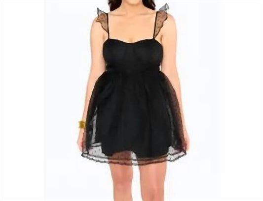 Buddylove - swiss dot mini dress