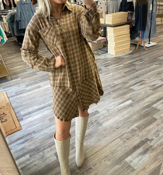 Heyson - Oversized Plaid Dress