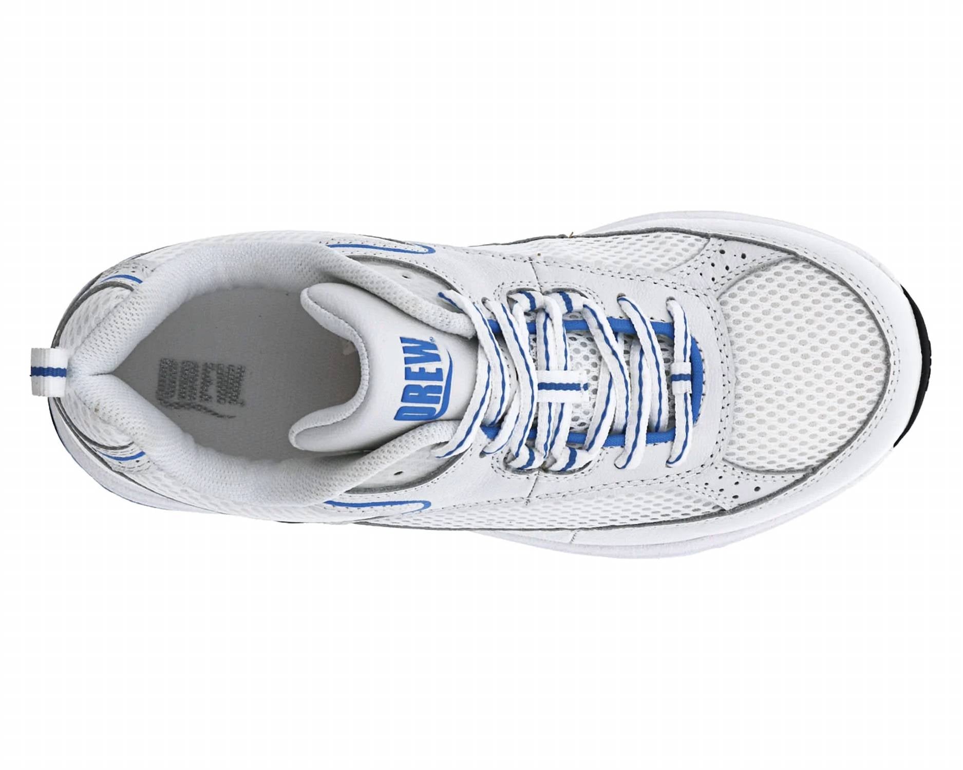 DREW Women's Athena Athletic Shoes in white blue - women's shoe - view 5