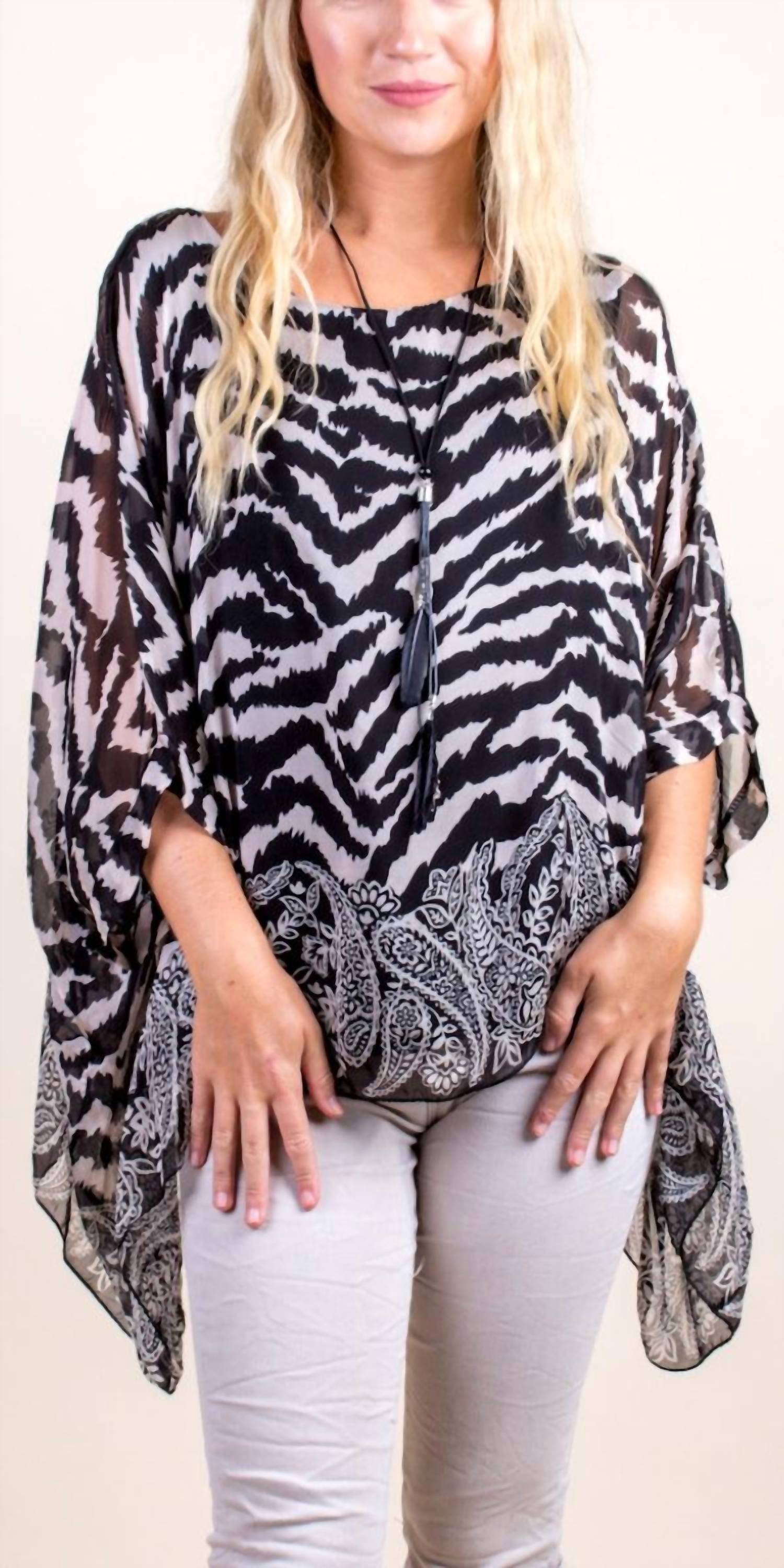 Gigi Moda - Seta Unica Kaftan Top