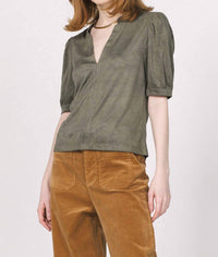 Another Love - Kalia Suede Blouse