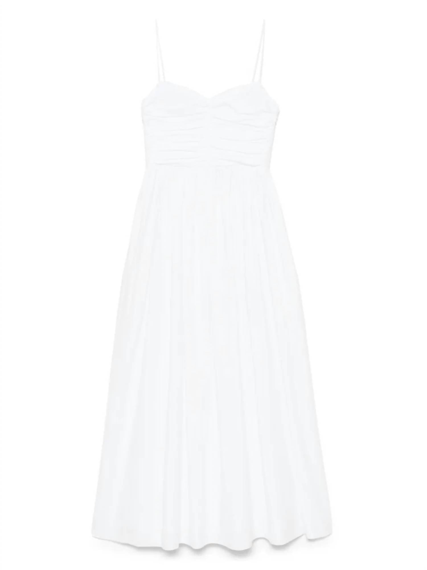 Matteau - Gathered Bodice Midi Dress