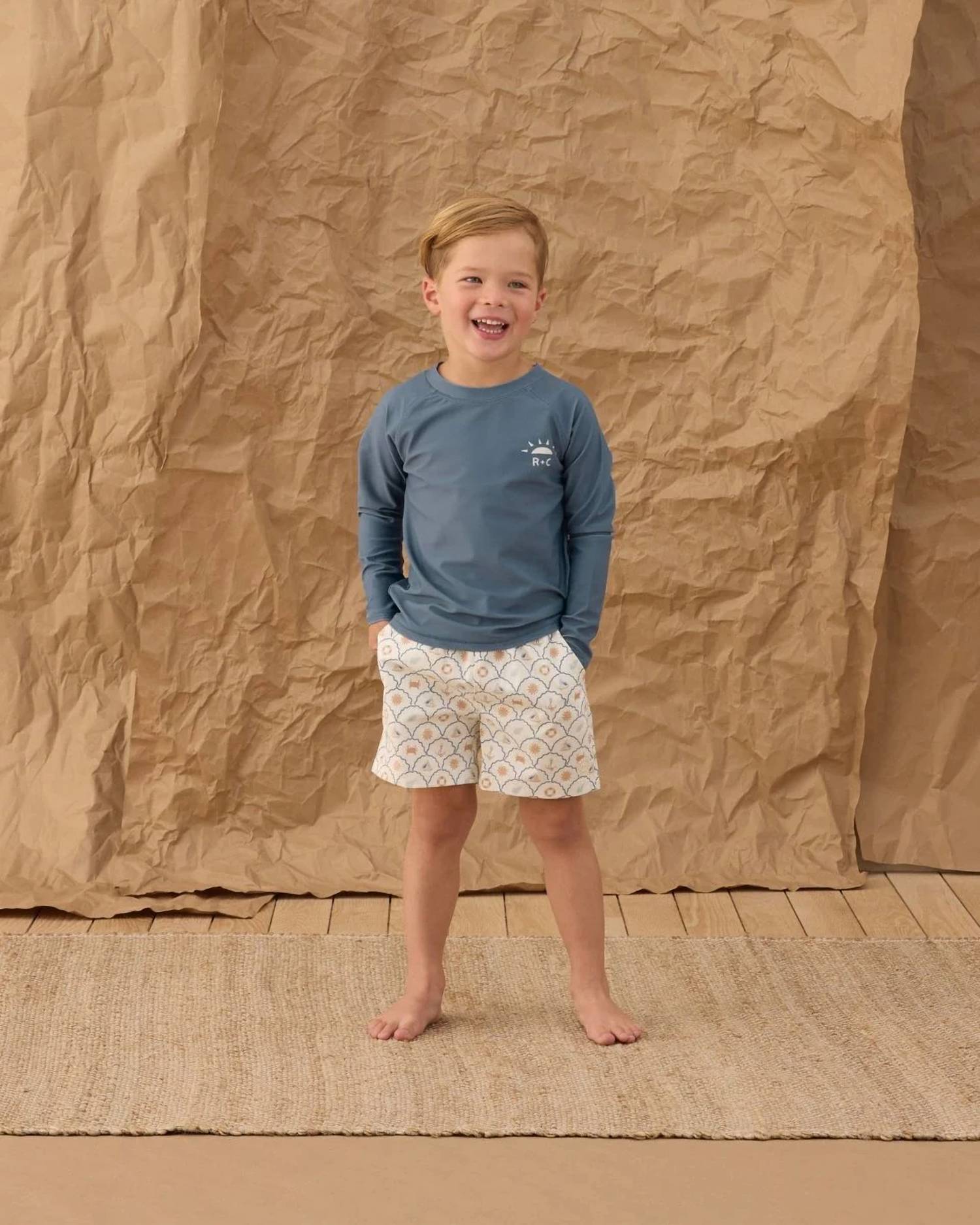 Rylee + Cru - Kid's Nautical Boardshort