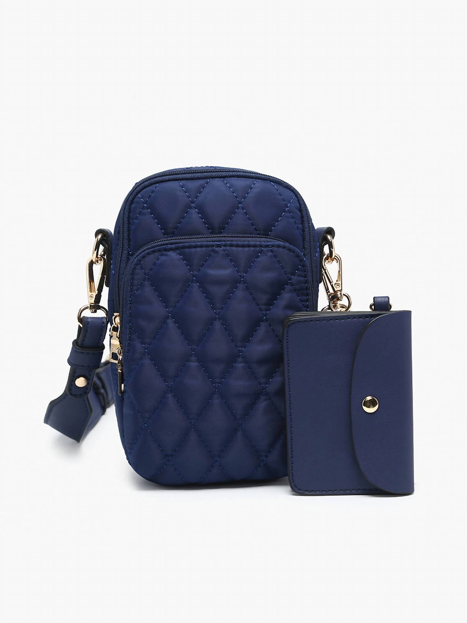 Jen & Co. - Women's Parker Vegan Quilted Crossbody Bag