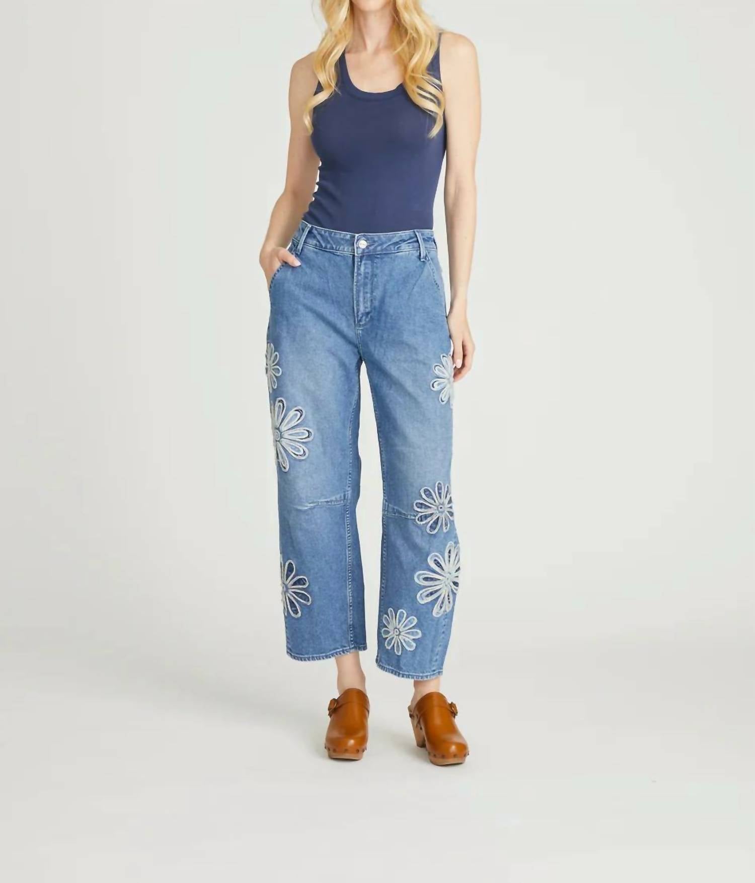 Driftwood - Barbie Barrel X Daisy Patchwork Jeans