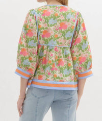 Entro - Aurora Floral Top