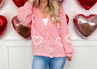 Mello - Falling In Love Knit Long Sleeve Cardigan