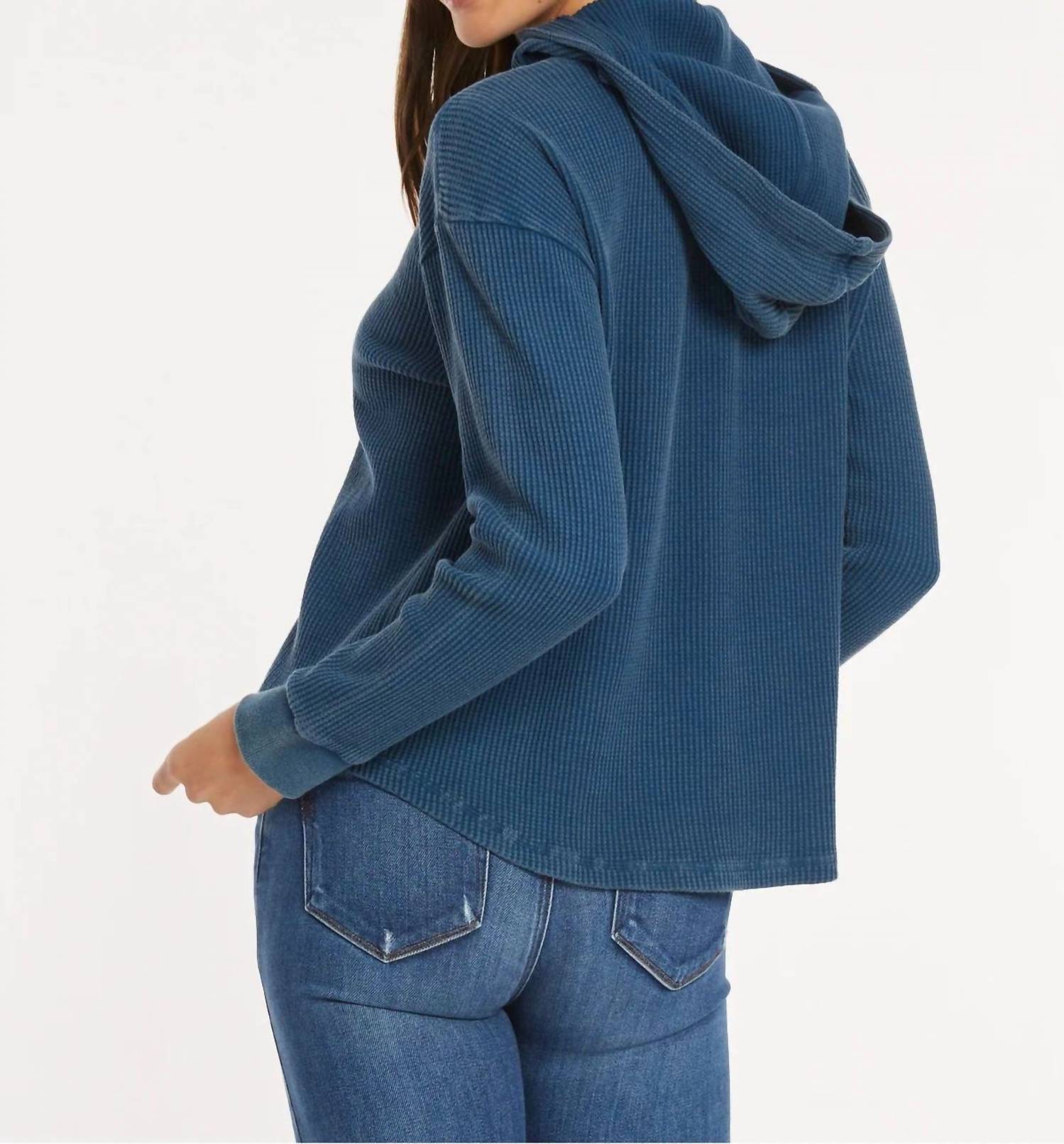 Mododoc - Long Sleeve Waffle Hoodie
