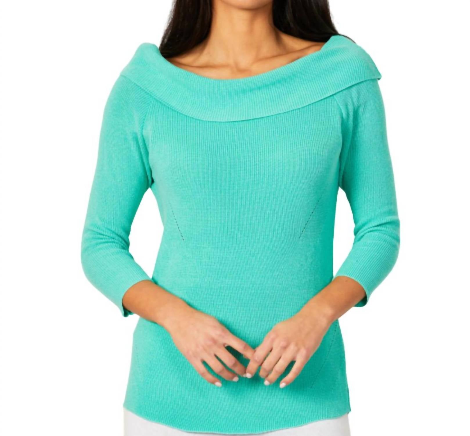 Off The Shoulder Ribbed Detail Top