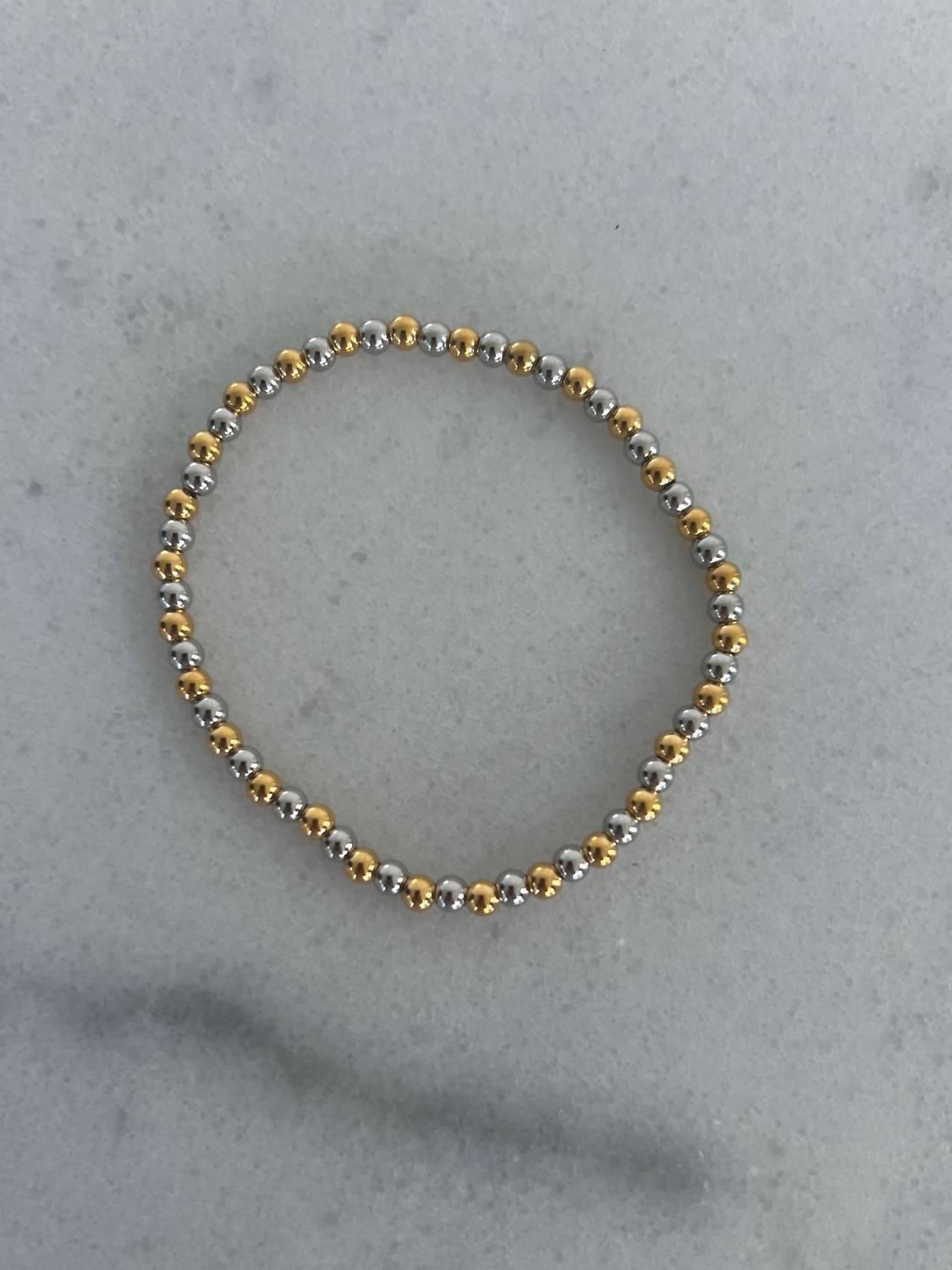 Chansuttpearls - Women's Two Toned Beaded Bracelet