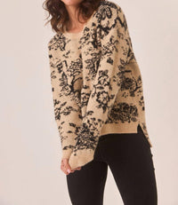 Nekane Nkn - Floral Jacquard Knit Sweater