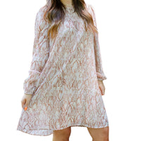 Mystree - Snakeskin Print Mini Dress