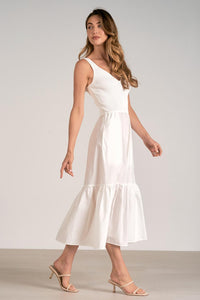 Elan - Reno Mixed Media Maxi Tank Dress