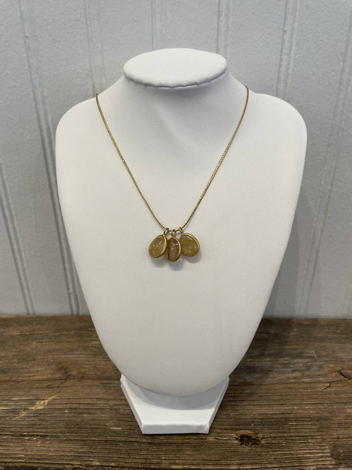 Pippa Small Jewellery - 18k Colette Set Triple Pendants