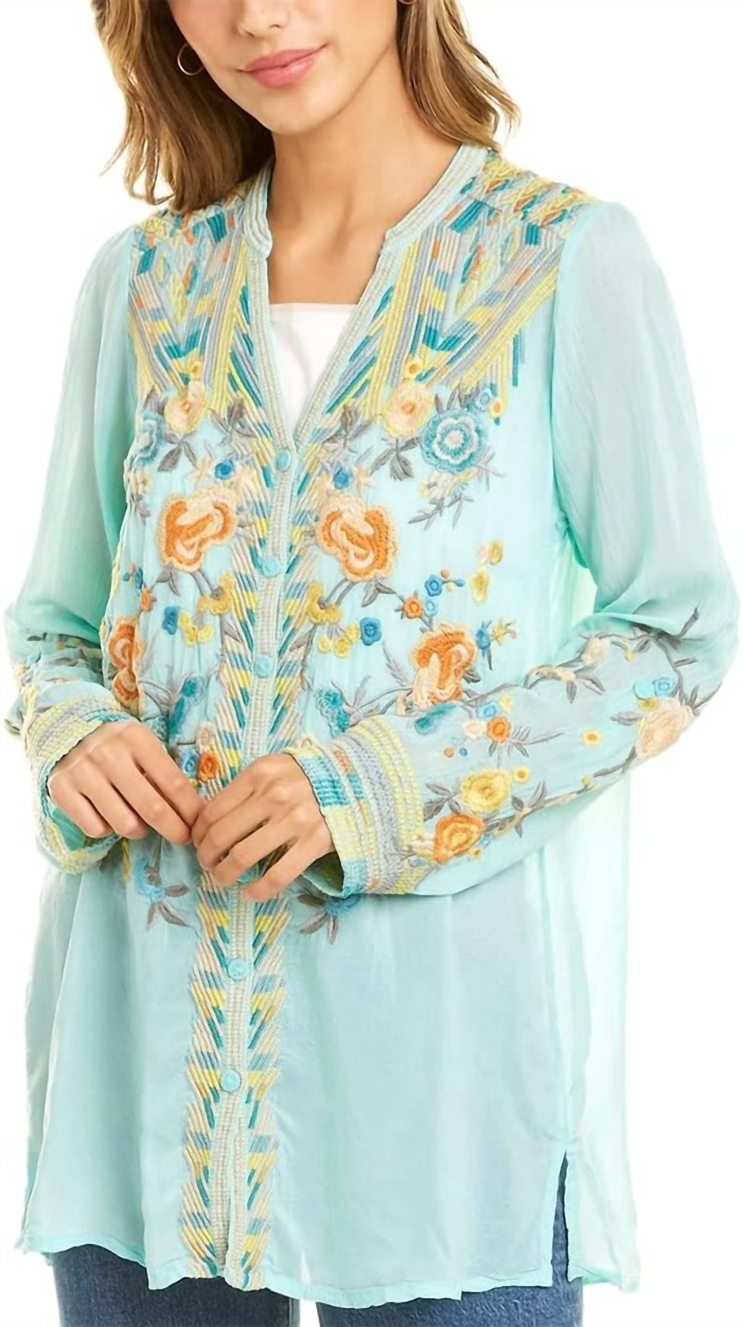 Johnny Was - Jazzie Long Sleeve Blouse