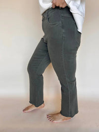 Coco + Carmen - Genesis Frayed Ankle Bootcut Jeans