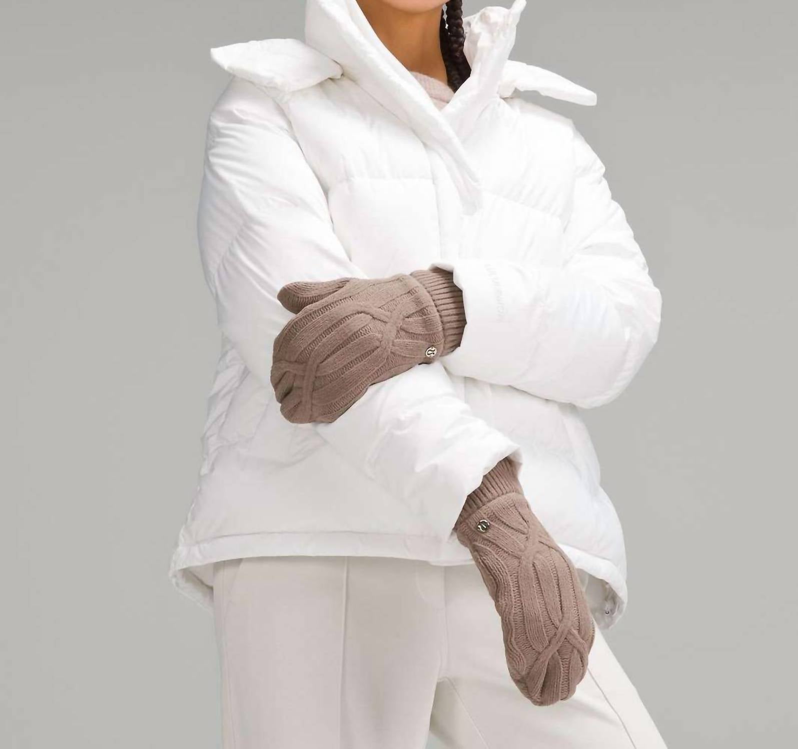 Lululemon - Women's Cable-knit Fleece-lined Mittens