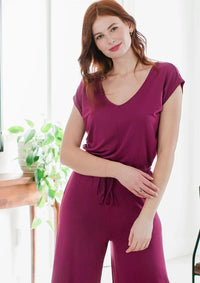 Yala - Kiova V-neck Bamboo Jumpsuit