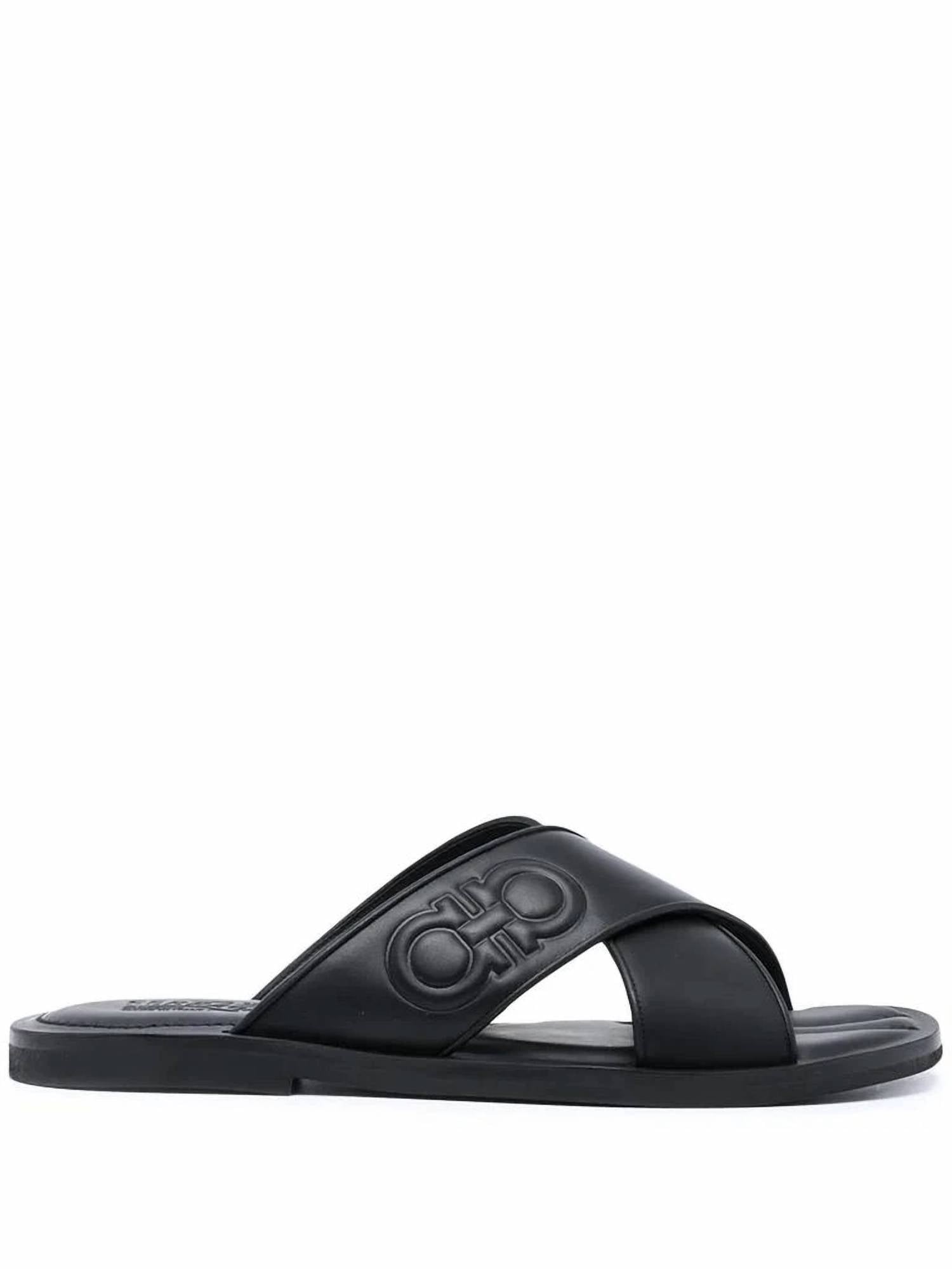 Salvatore Ferragamo - Men's Crossover Strap Sandals