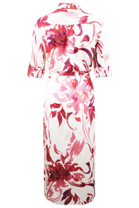 Finley - Kyoto Floral Long Alex Shirt Dress