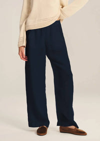 Velvet By Graham & Spencer - Lola Linen Wide Leg Pant