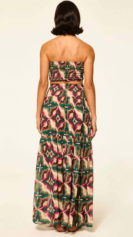 Misa Los Angeles - Roksana Smocked Crop Top