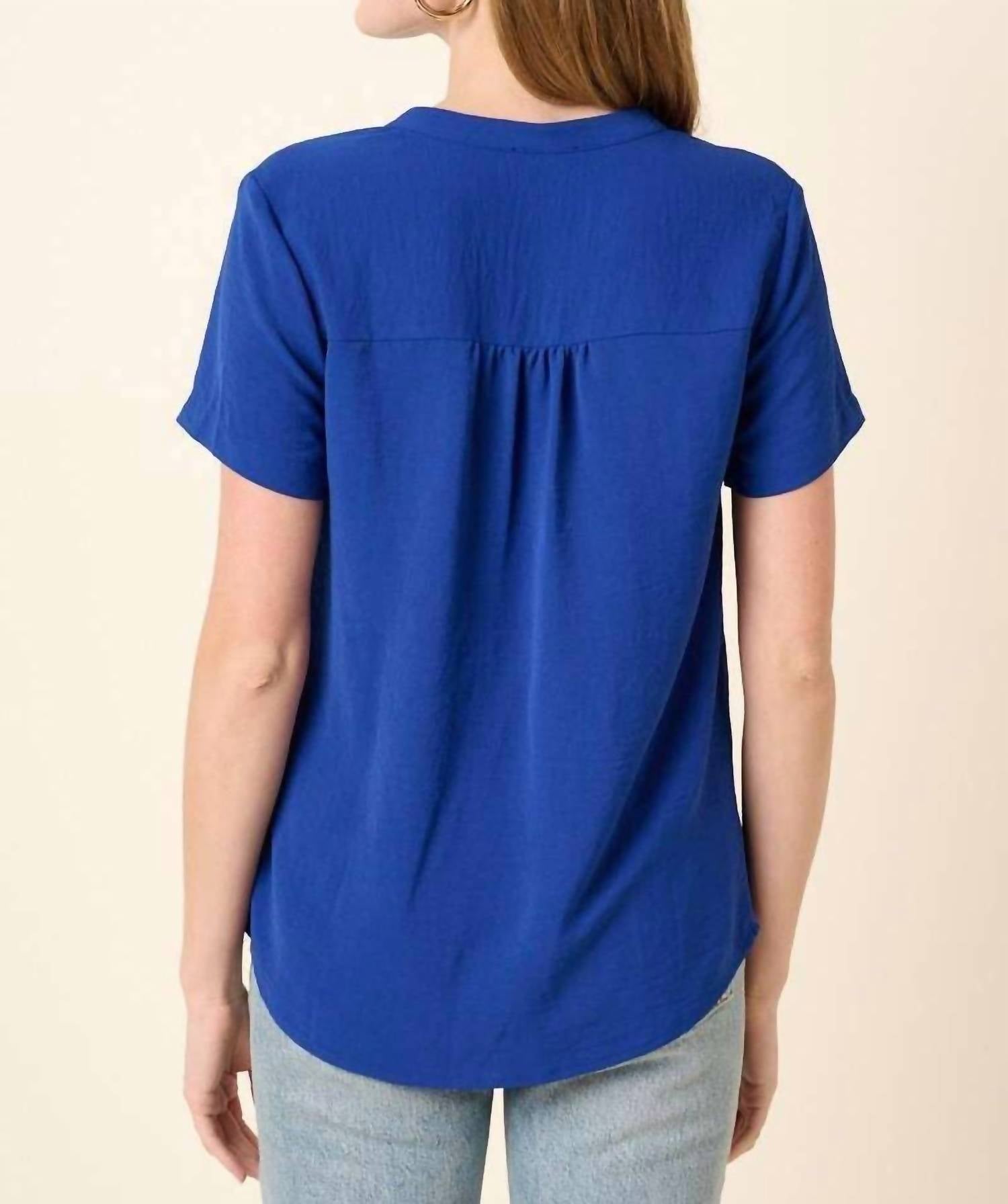 Mittoshop - Noah Airflow V-neckline Short Sleeve Top