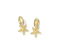 Kendra Scott Women's Parker Starfish Huggie Earrings in gold 1 - women's jewelry
