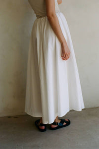 By Together - Woven Cotton Midi Skirt
