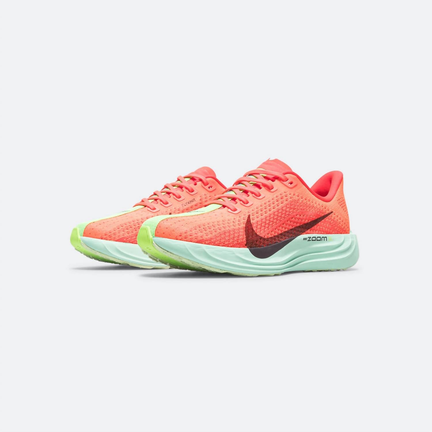 NIKE Women's Pegasus Plus Shoe in bright crimson cave purple lime blast - women's shoe