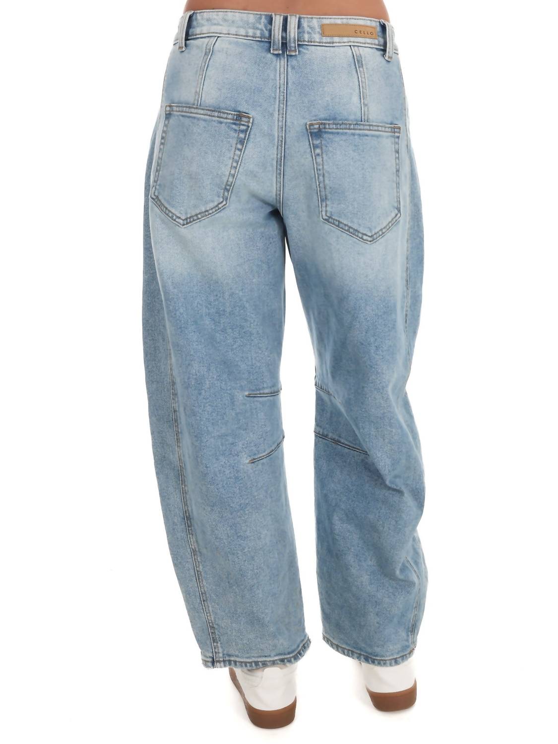 Cello - Mid Waisted Barrel Jeans