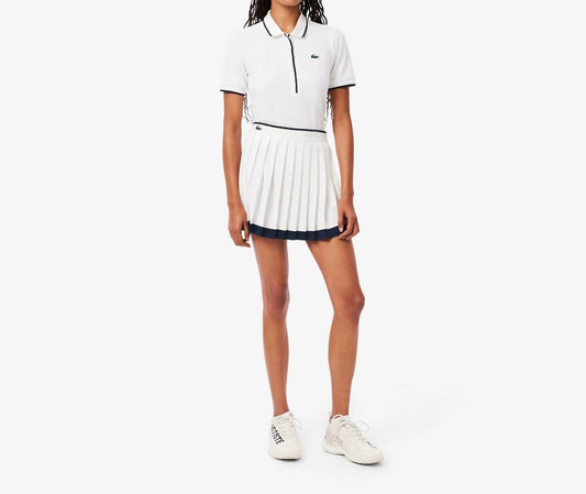 Lacoste - Ultra Dry Tennis Heritage Stretch Skirt