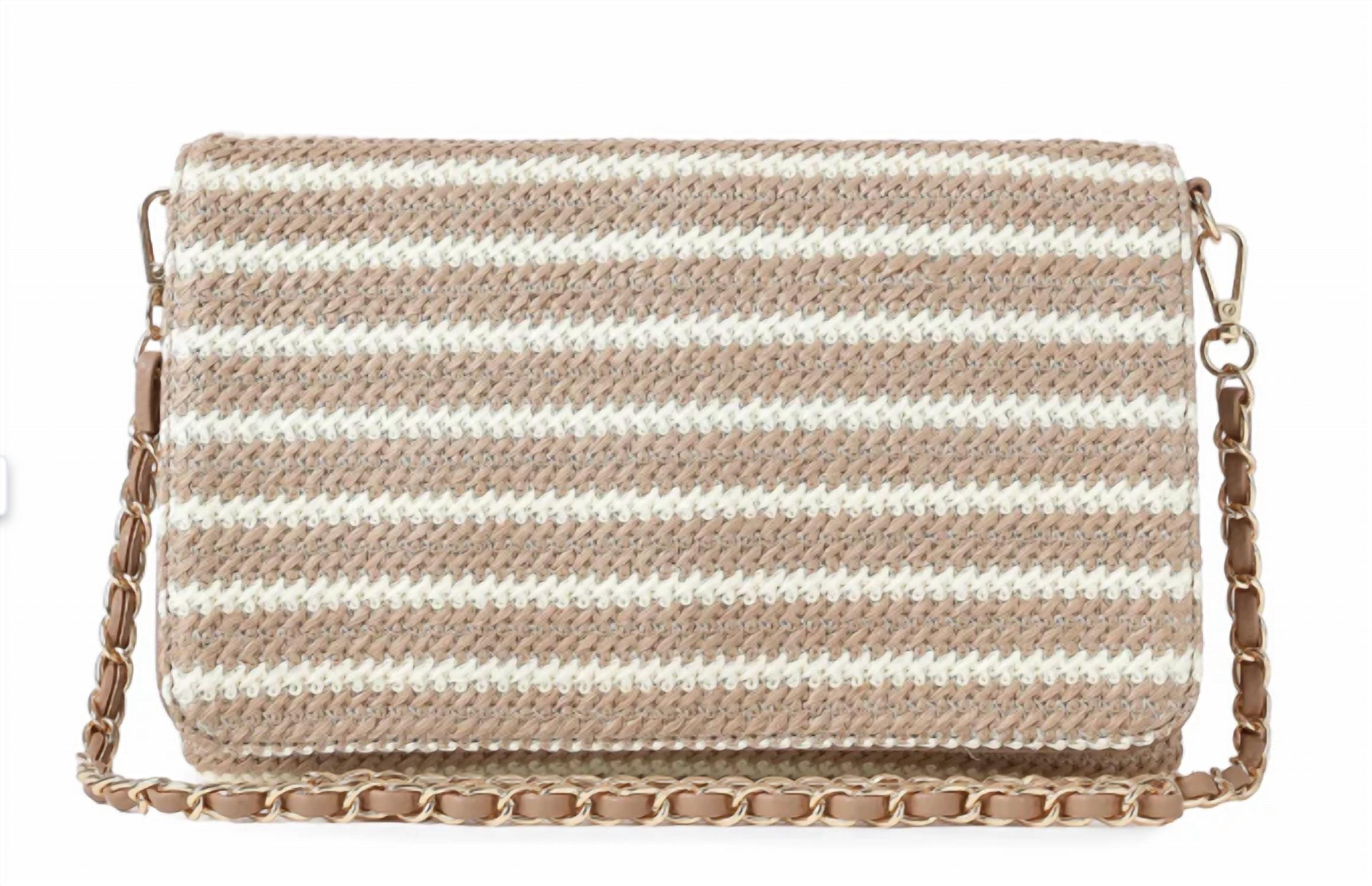 Haute Shore - Women's Lexi Raffia Crossbody Bag