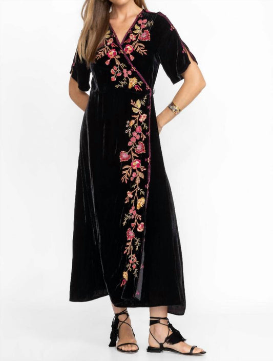 Johnny Was - Lilith Velvet Wrap Dress