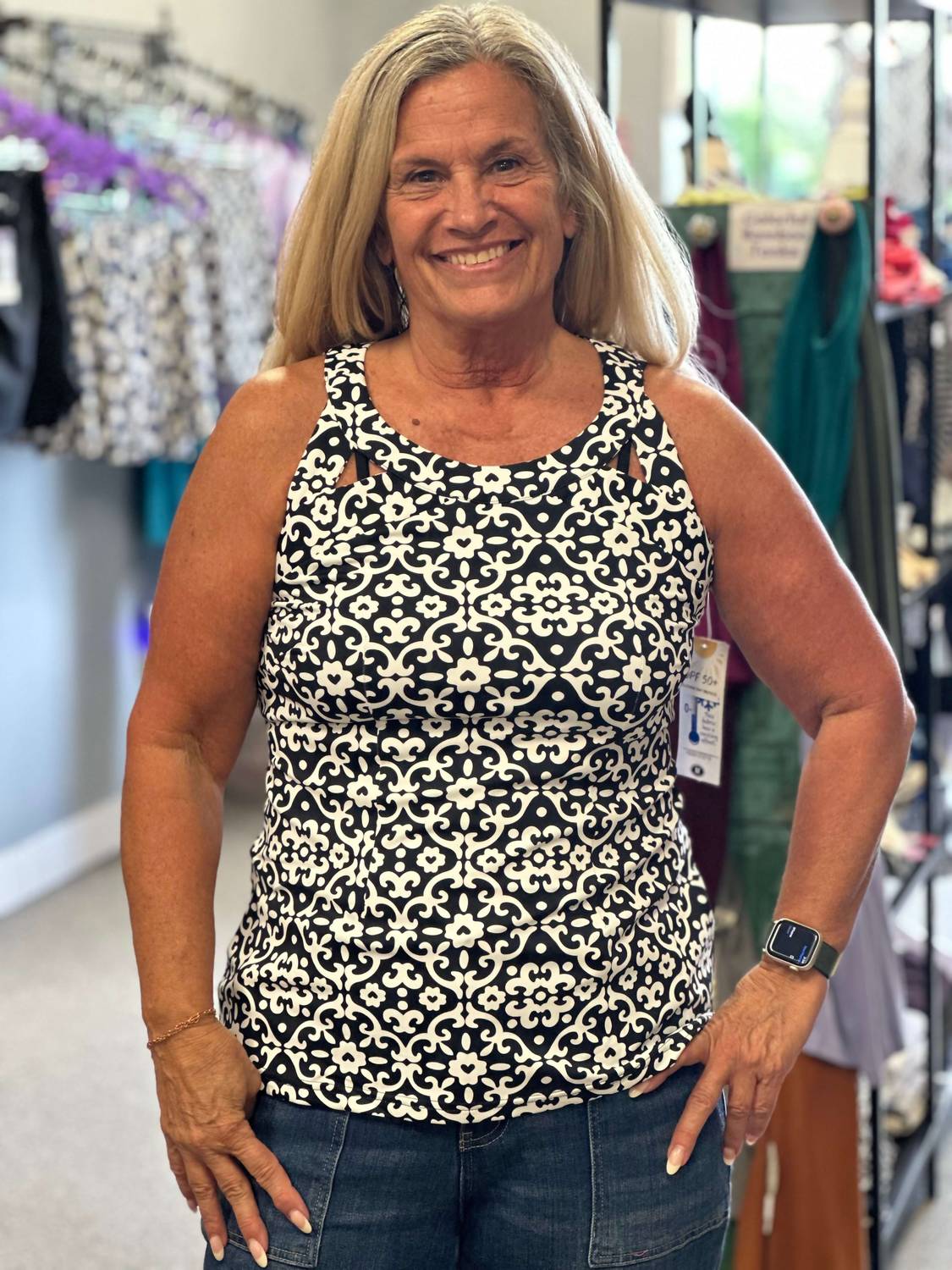 Lulu-B - Sexy Pattern Sleeveless Top