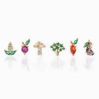 Girls Crew - Women's Farmers Market Veggie Stud Set