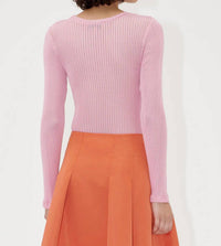 Stine Goya - Lux Seamless Long Sleeve Crewneck Top